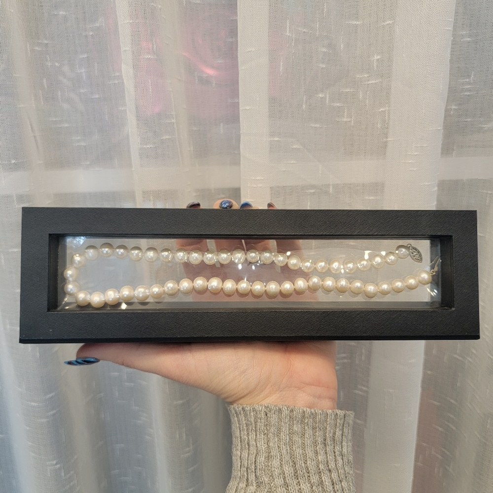 Distinctive Diamonds Fresh Water Pearl Necklace NWOT